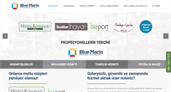 Desktop Screenshot of bluemarin.com.tr