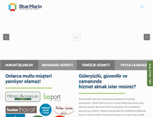 Tablet Screenshot of bluemarin.com.tr